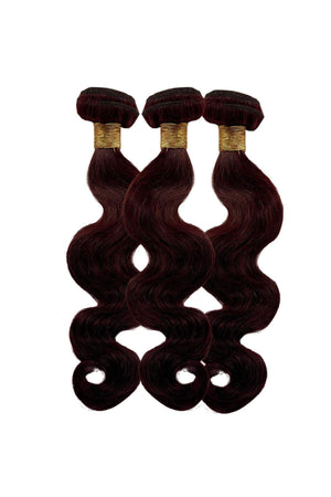 Burgundy Body Wave Bundle Deals