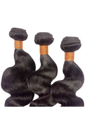 Jet Black Body Wave Bundle Deals