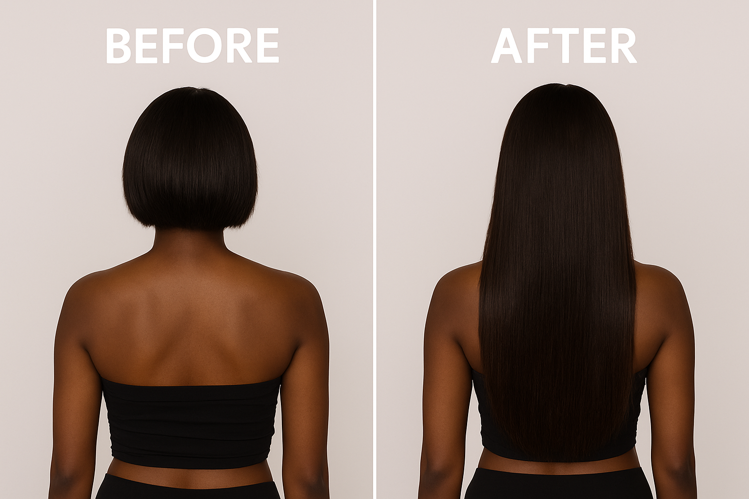 MY BEAUTIFUL MANE JET BLACK (B) HAIR EXTENSIONS