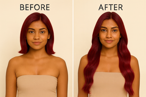 MY BEAUTIFUL MANE RED WINE HAIR EXTENSIONS
