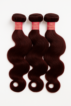 Burgundy Body Wave Bundle Deals