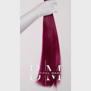 MY BEAUTIFUL MANE RED WINE HAIR EXTENSIONS